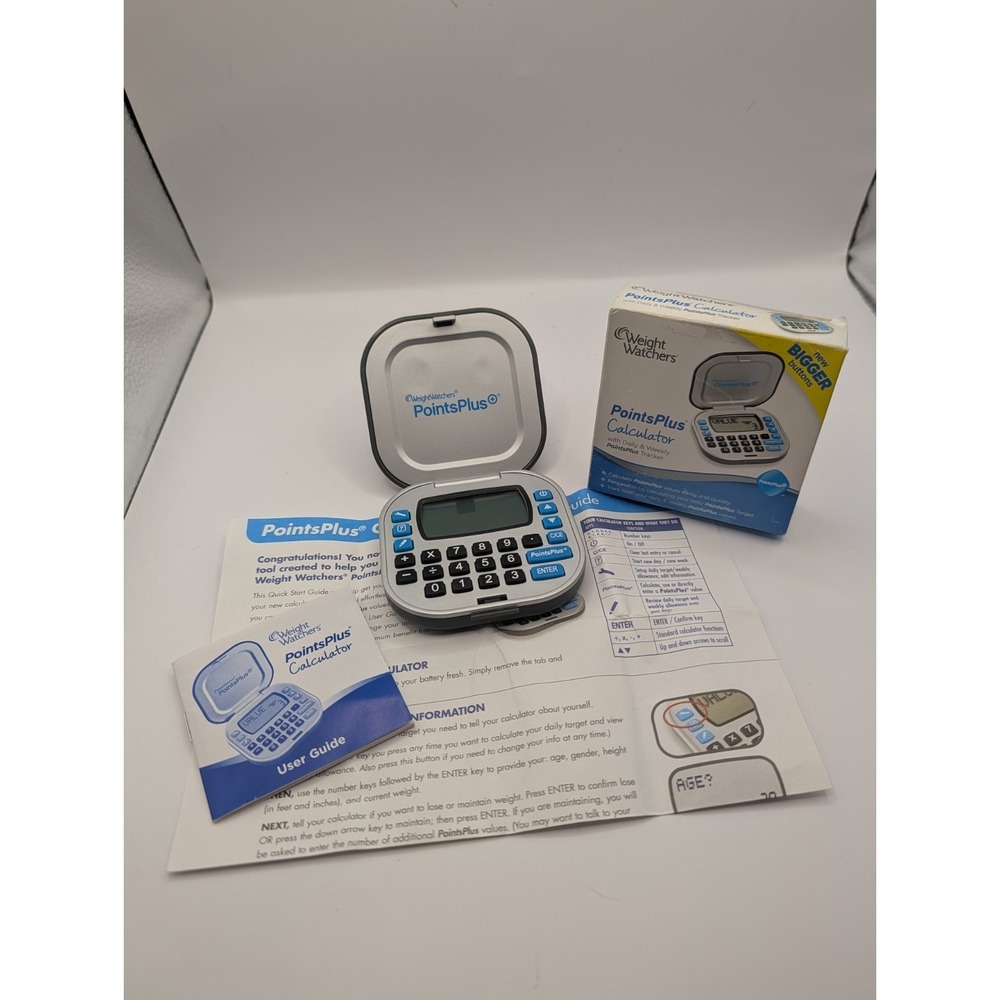 Weight Watchers Points Plus Calculator Daily Weekly Tracker PointsPlus BRAND NEW